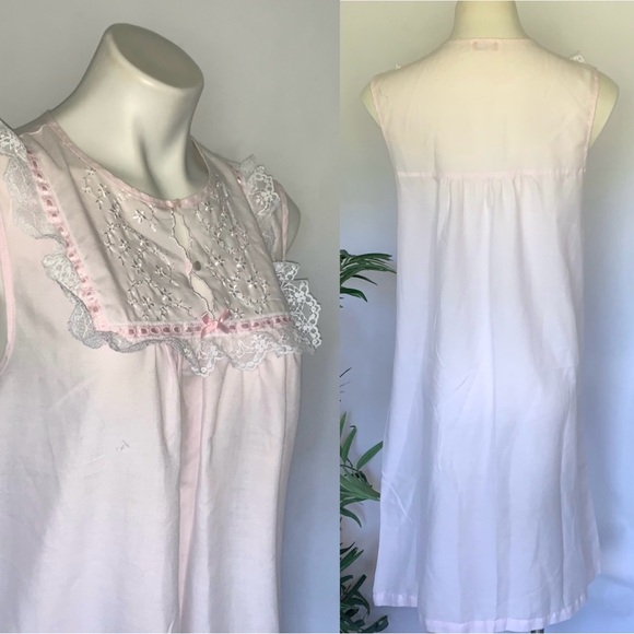 v i n t a g e :: Lace Embroidered Cottagecore Nightgown Soft Girl - Picture 8 of 13